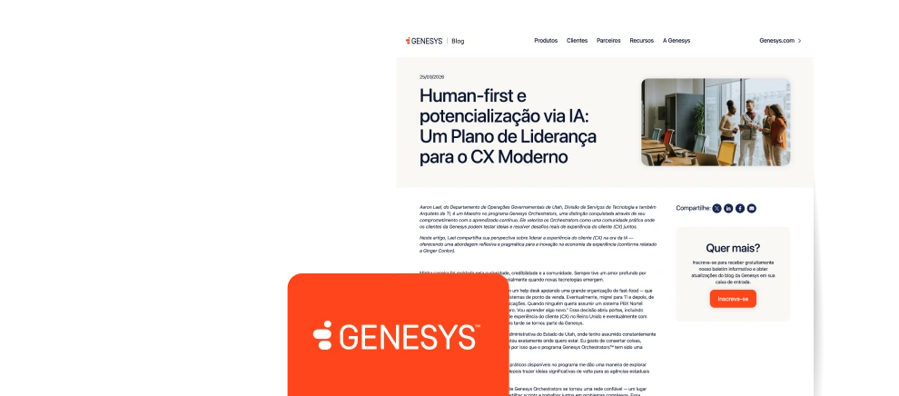 Construa uma CX humanizada e impulsionada por IA