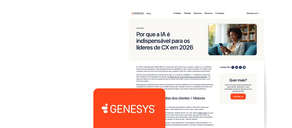 Como líderes de CX podem se destacar com IA