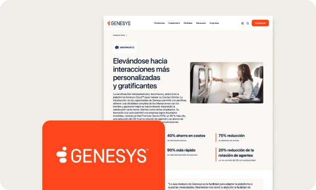 Aeromexico transforma la experiencia del cliente con Genesys Cloud