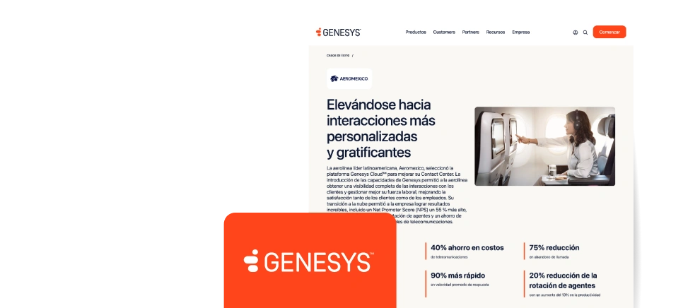 Aeromexico transforma la experiencia del cliente con Genesys Cloud