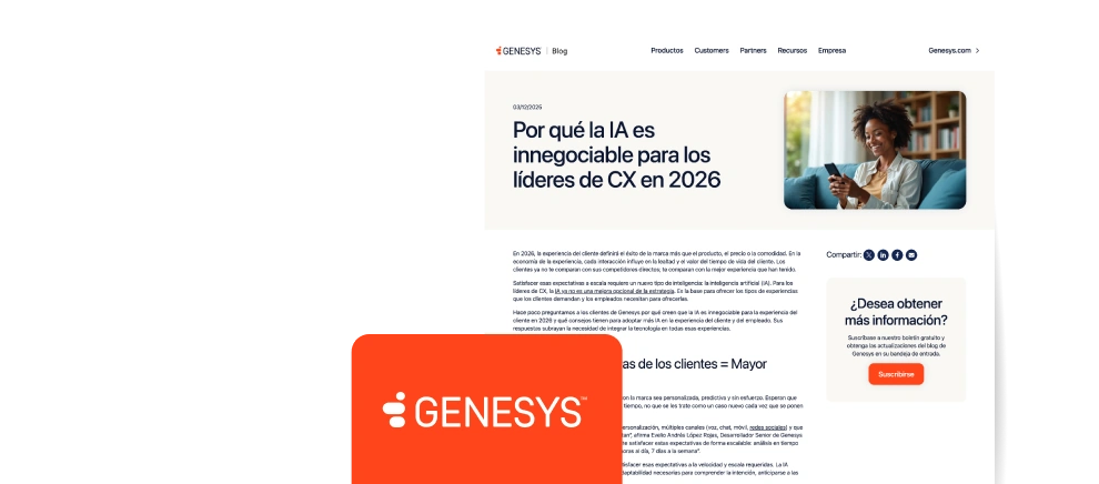 Cómo los líderes de CX pueden diferenciarse con IA