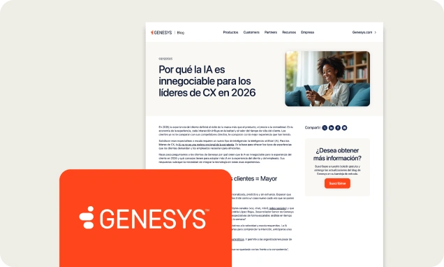 Cómo los líderes de CX pueden diferenciarse con IA