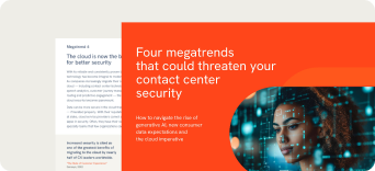 Stay Ahead: Four Security Megatrends Impacting Your Contact Centre